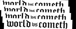 World vs Cometh