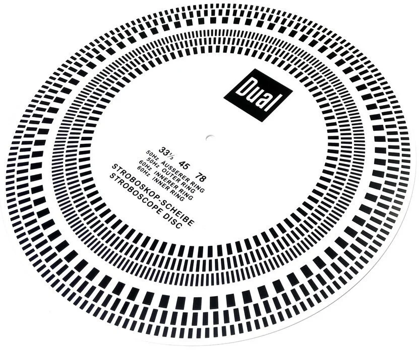 Stroboskop-Schallplatten