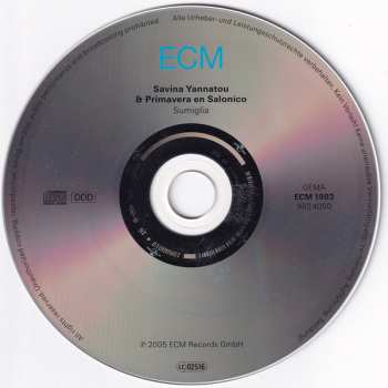 CD نيسم جلال: Sumiglia