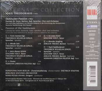 CD Mikis Theodorakis: Sadduzäer - Passion