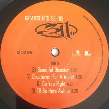 2LP 311: Greatest Hits '93 - '03