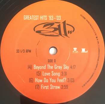 2LP 311: Greatest Hits '93 - '03
