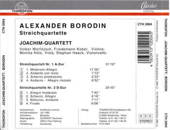 CD Alexander Borodin: Die Streichquartette 