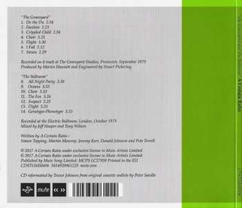 CD A Certain Ratio: The Graveyard And The Ballroom