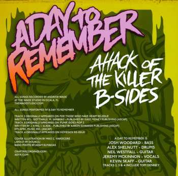 EP A Day To Remember: Attack Of The Killer B-Sides CLR | LTD