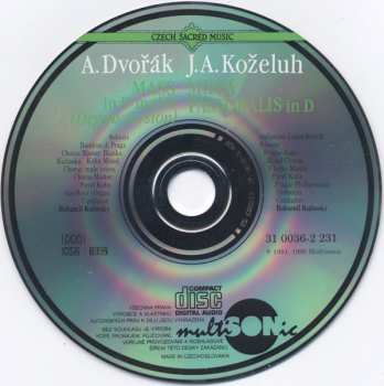 CD Antonín Dvořák: Mass In D Major / Missa Patoralis