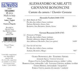 CD Alessandro Scarlatti: Cantate Da Camera Il Lamento D'Olimpia