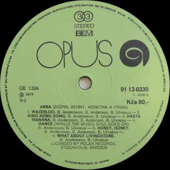 LP ABBA: ABBA (Björn, Benny, Agnetha & Frida)