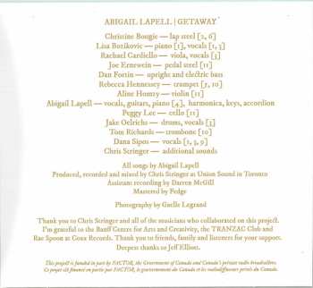 CD Abigail Lapell: Getaway DIGI