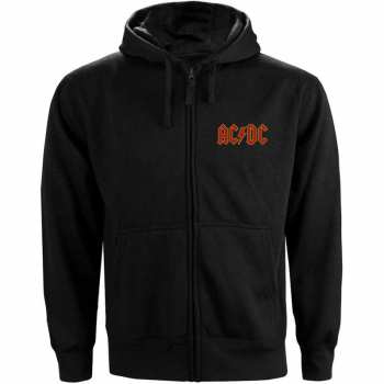 Merch AC/DC: Sweatshirt mit Reißverschluss für Damen Logo Ac/dc 