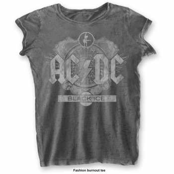 Merch AC/DC: Frauen T-Shirt Black Ice 