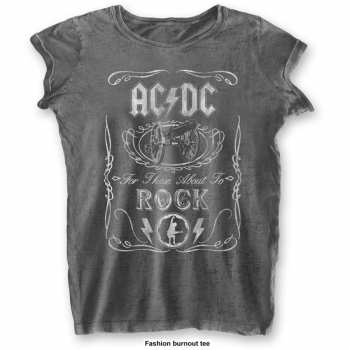 Merch AC/DC: Frauen T-Shirt Cannon Swig 