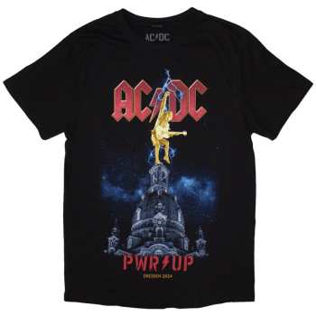 Merch AC/DC: Frauen T-Shirt Pwr-up Dresden '24