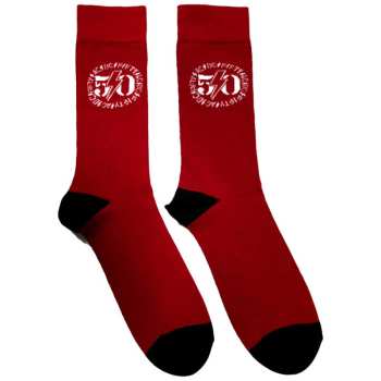 Merch AC/DC: Knöchelsocken 50th Logo Ac/dc