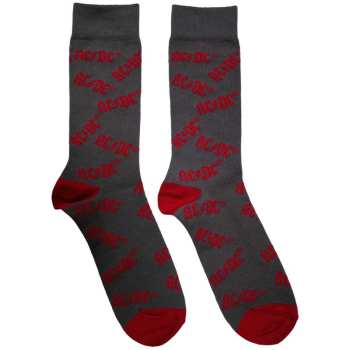 Merch AC/DC: Knöchelsocken Logo Ac/dc Pattern