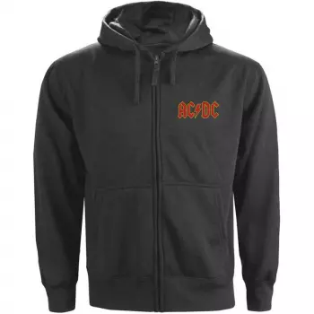 Sweatshirt mit Reißverschluss Logo Ac/dc