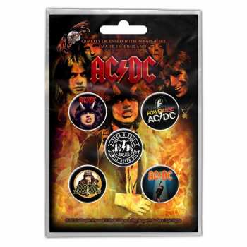 Merch AC/DC: Button-Set Highway To Hell 