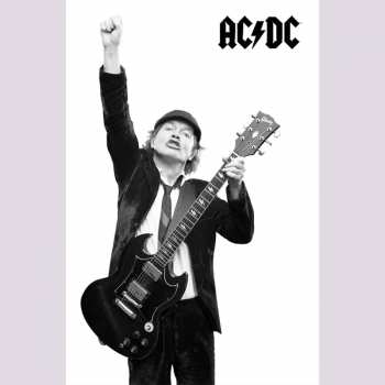 Merch AC/DC: Textil-Poster Angus