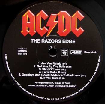 LP AC/DC: The Razors Edge