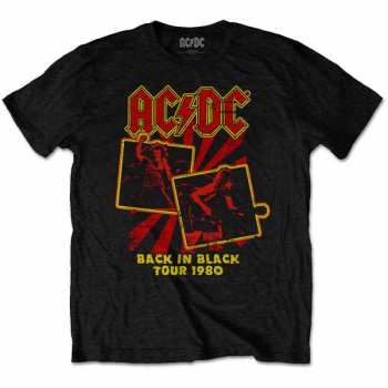 Merch AC/DC: T-Shirt Back In Black Tour 1980 