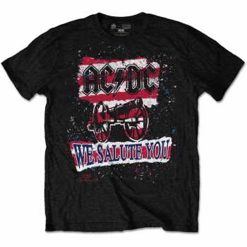 Merch AC/DC: Tričko We Salute You Stripe  S