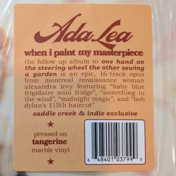 LP Ada Lea: When I Paint My Masterpiece CLR | LTD