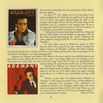 CD Adam Ant: Manners & Physique