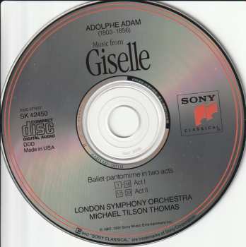CD The London Symphony Orchestra: Music From Giselle (Ballet Music)