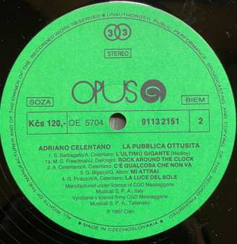 LP Adriano Celentano: La Pubblica Ottusità