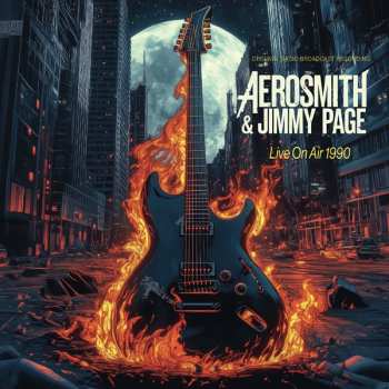 LP Aerosmith Feat Jimmy Page: Live On Air 1990 (orange Vinyl)