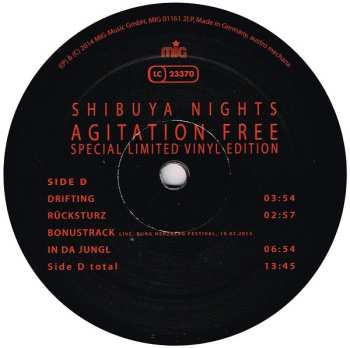 2LP Agitation Free: Shibuya Nights (Live In Tokyo) CLR | LTD | NUM