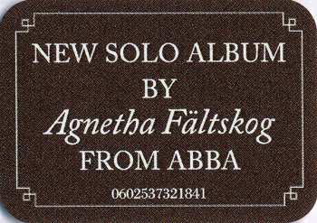 CD Agnetha Fältskog: A
