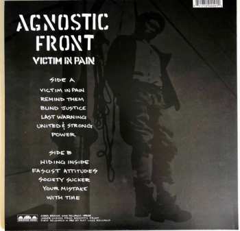 LP Agnostic Front: Victim In Pain CLR