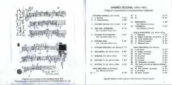 CD Agustín Maruri: The Andrés Segovia Album: Original Compositions