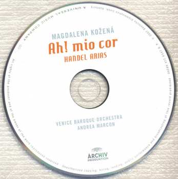 CD Georg Friedrich Händel: Ah! Mio Cor (Handel Arias)