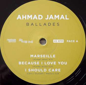 2LP Ahmad Jamal: Ballades