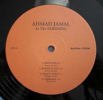 LP Ahmad Jamal Trio: Ahmad Jamal At The Pershing - But Not For Me
