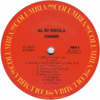 LP Al Di Meola: Casino