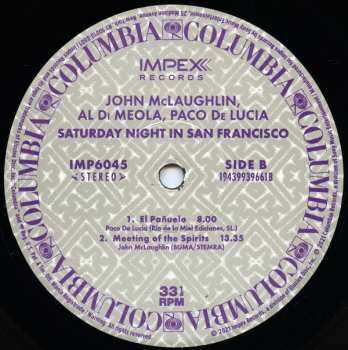 2LP Paco De Lucía: Saturday Night In San Francisco