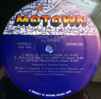 CD Al Green: Tokyo Live