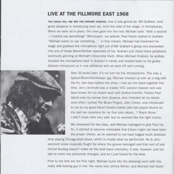 CD Mike Bloomfield: Fillmore East: The Lost Concert Tapes 12/13/68
