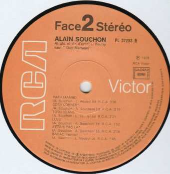 LP Alain Souchon: Toto 30 Ans, Rien Que Du Malheur…