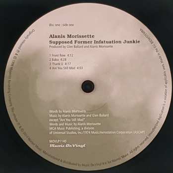 2LP Alanis Morissette: Supposed Former Infatuation Junkie