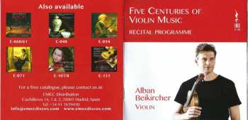 CD Alban Beikircher: Five Centuries Of Violin Music
