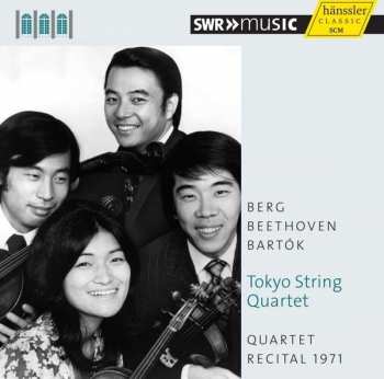 CD Alban Berg: Tokyo String Quartet - Quartet Recital 1971