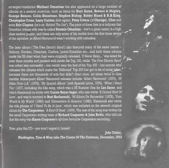 CD Albert Hammond: It Never Rains In Southern California / The Free Electric Band