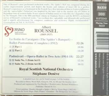 CD Stéphane Denève: Le Festin De L'Araignée (The Spider's Banquet) - Padmâvatî Suites