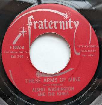 SP Albert Washington And The Kings: I'm The Man / Case Of The Blues