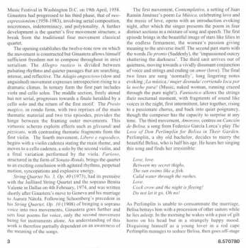 CD Alberto Ginastera: String Quartets (Complete)