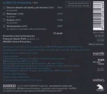 CD François-Xavier Roth: Oscuro Abismo De Llanto Y De Ternura